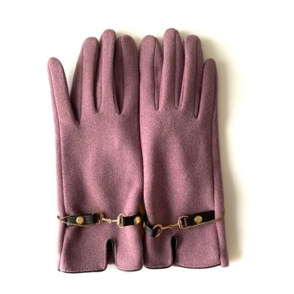 NWT ladies Mauve winter gloves ultrasoft - Picture 2 of 3